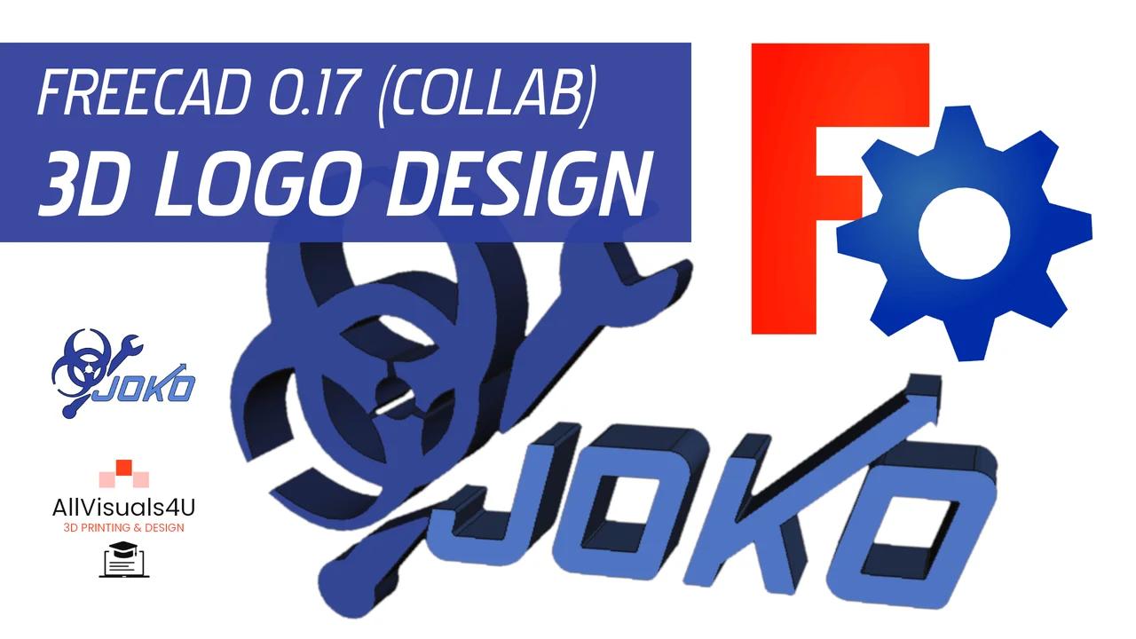 CAD Logo Design - 3D Logo Design FreeCAD