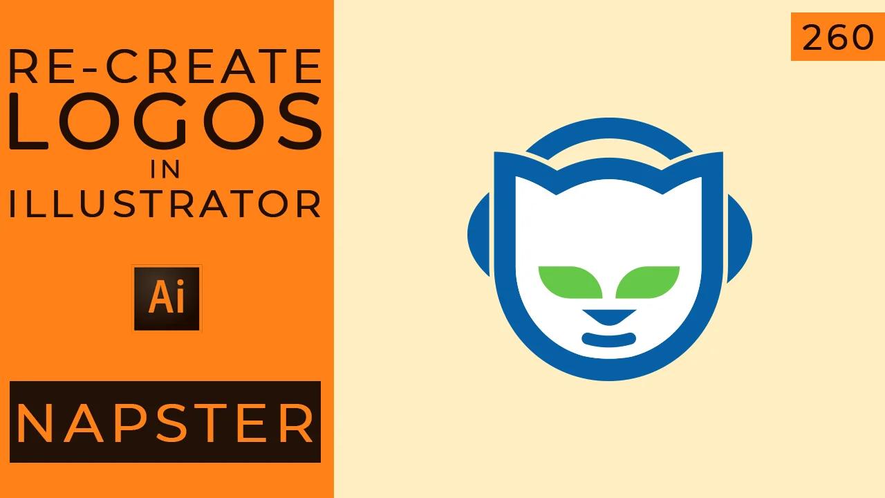 How To Re Create The Napster Logo In Adobe Illustrator