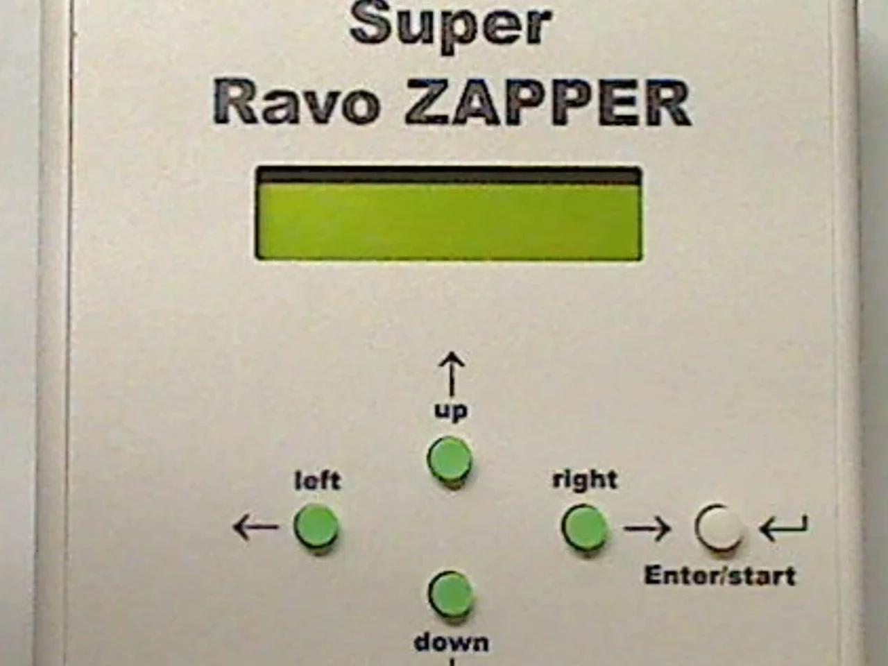 Super Ravo Zapper - Jak spustit program a nastavit nový program