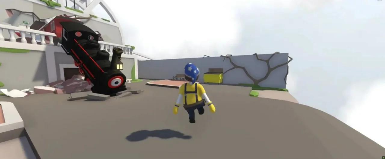 "Human Fall Flat" Train Level Normal Path