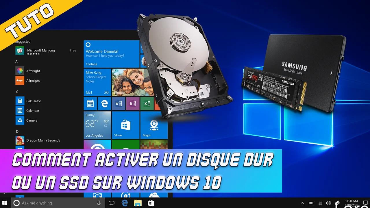 TUTO COMMENT ACTIVER UN DISQUE DUR NON RECONNU SUR WINDOWS