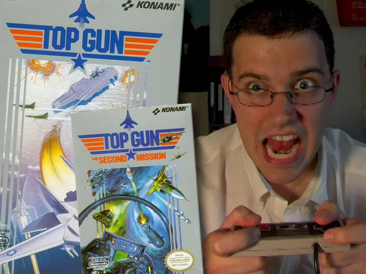 Top Gun Nes Angry Video Game Nerd Avgn Episode