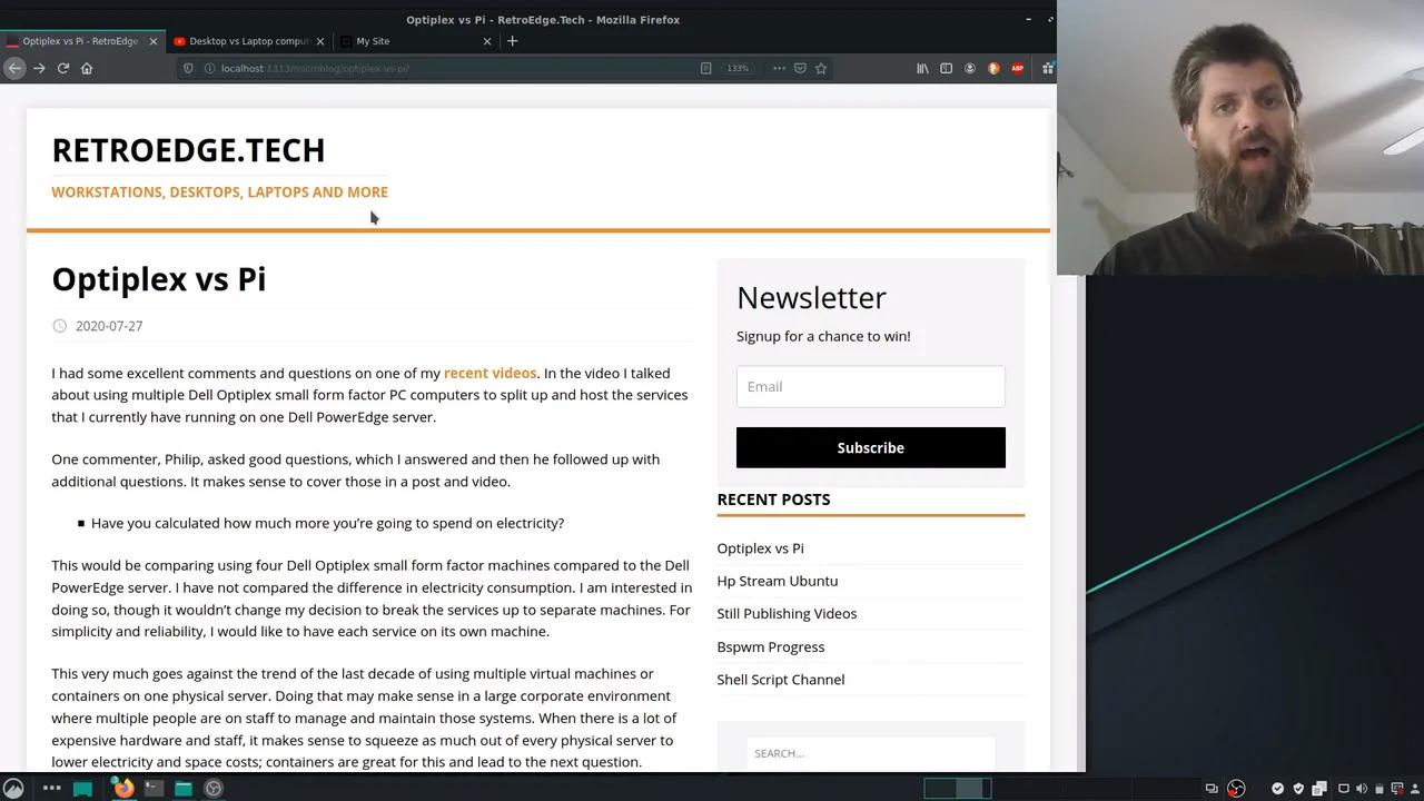 Dell Optiplex vs Raspberry Pi: choosing hardware for Alpine Linux project