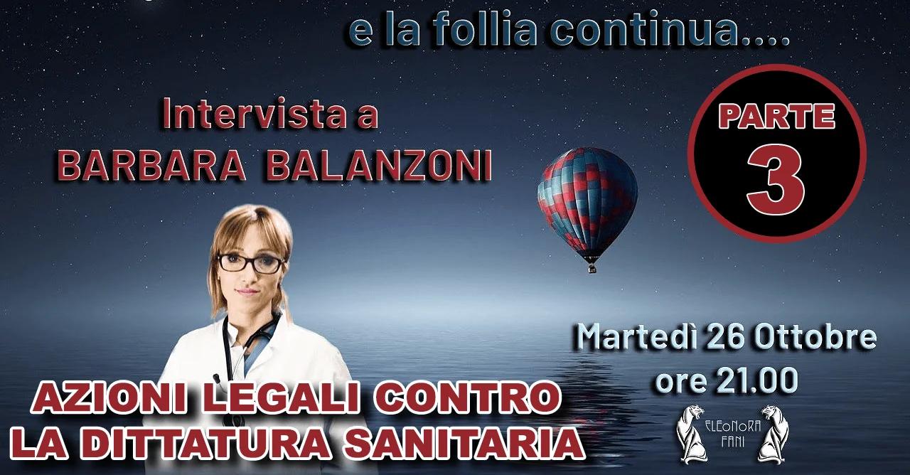 Barbara Balanzoni Intervistata Da Eleonora Fani Sulla Pandemia Da Covid ...