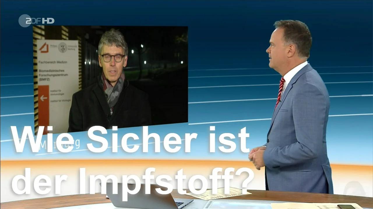 ⁣Wie sicher ist der Impfstoff? Virologe im ZDF heute Journal Interview 20.11.20