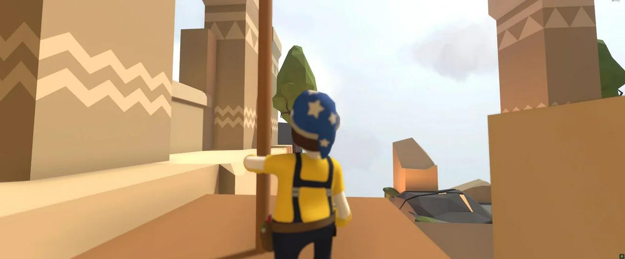 "Human Fall Flat" Aztec Level Normal Path