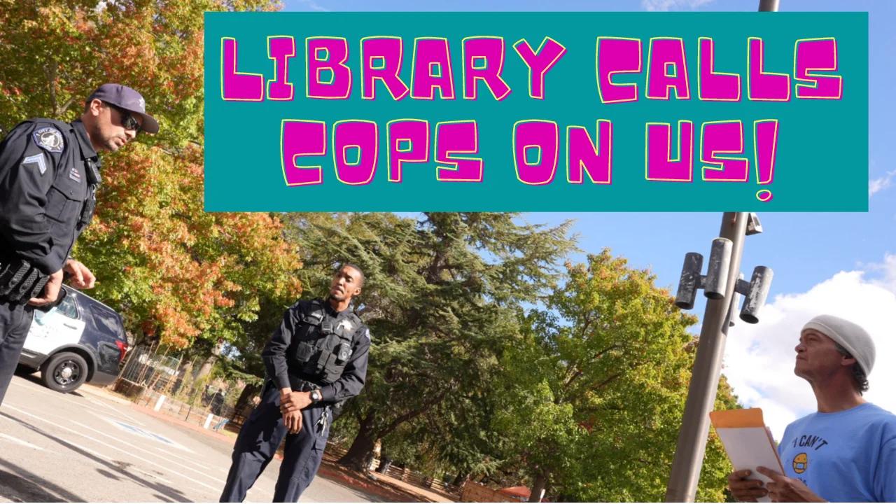 Library calls the cops on us for not wearing a mask!