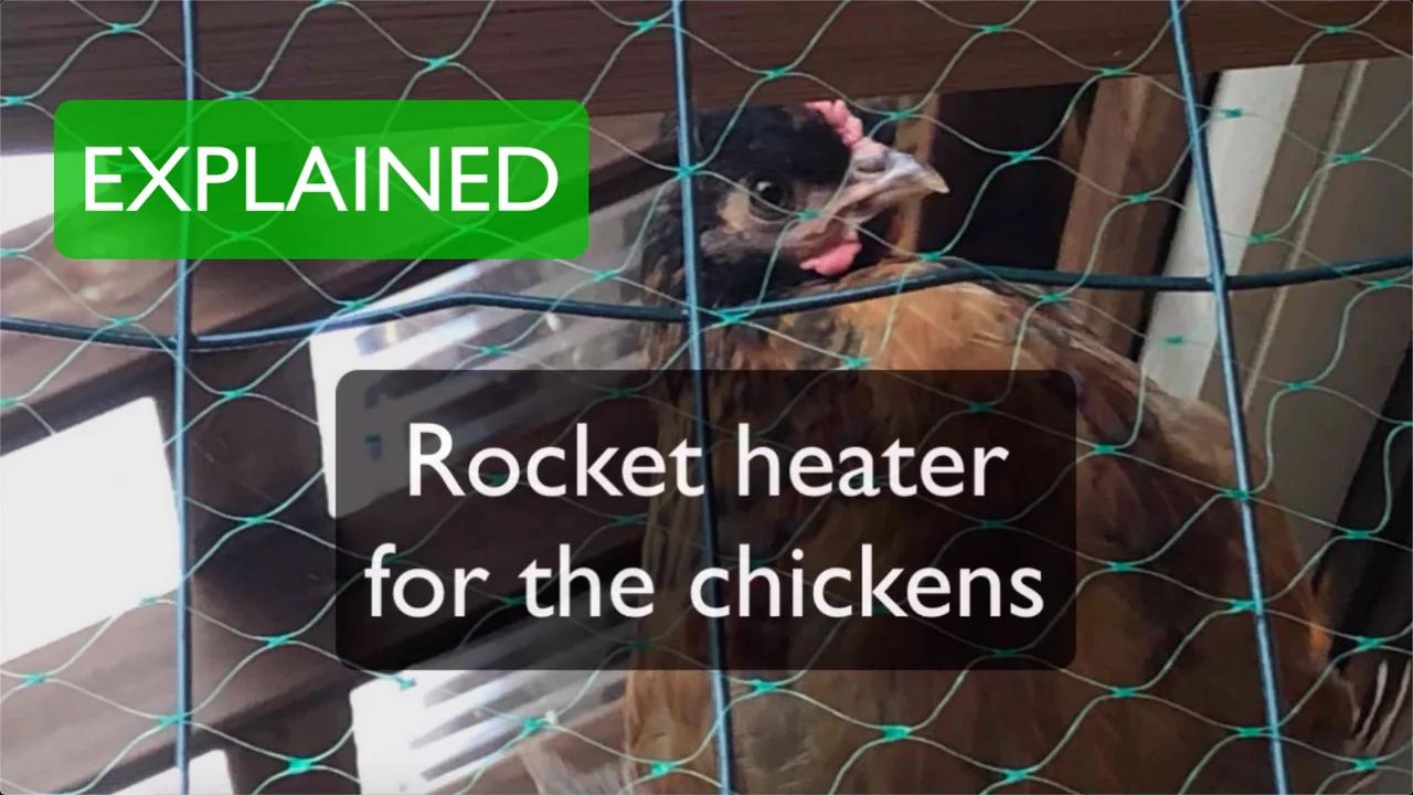 Rocket mass heater full build explained