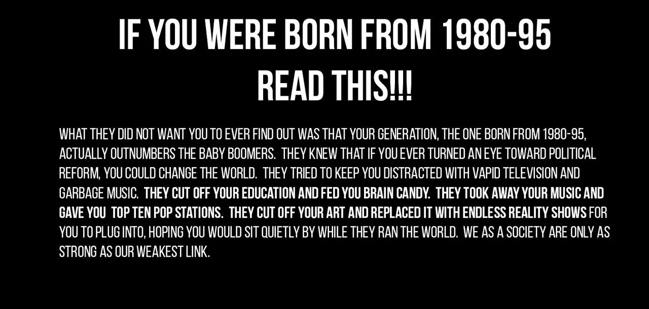 The Truth The Baby Boomers Never Wanted The Millennials To Know