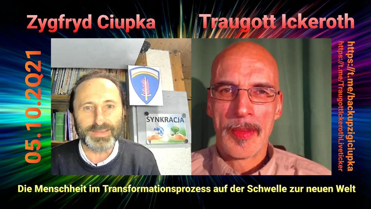 Traugott Ickeroth im Gespräch mit Zygfryd Ciupka Die Menschheit im