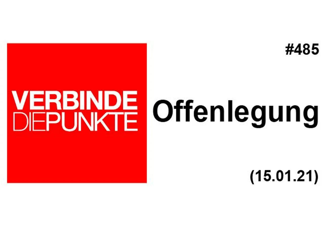 Verbinde die Punkte 485 - Offenlegung (15.01.2021)