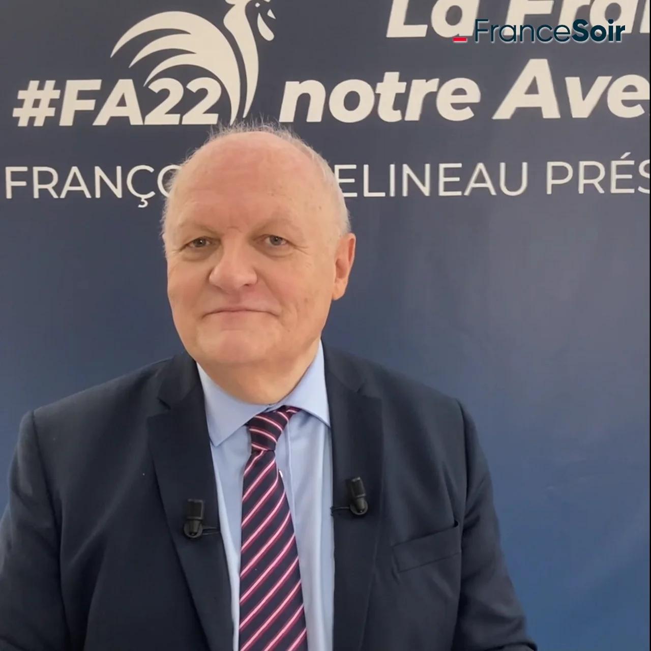 François Asselineau lancé pour 2022 "Récupérer des marges de