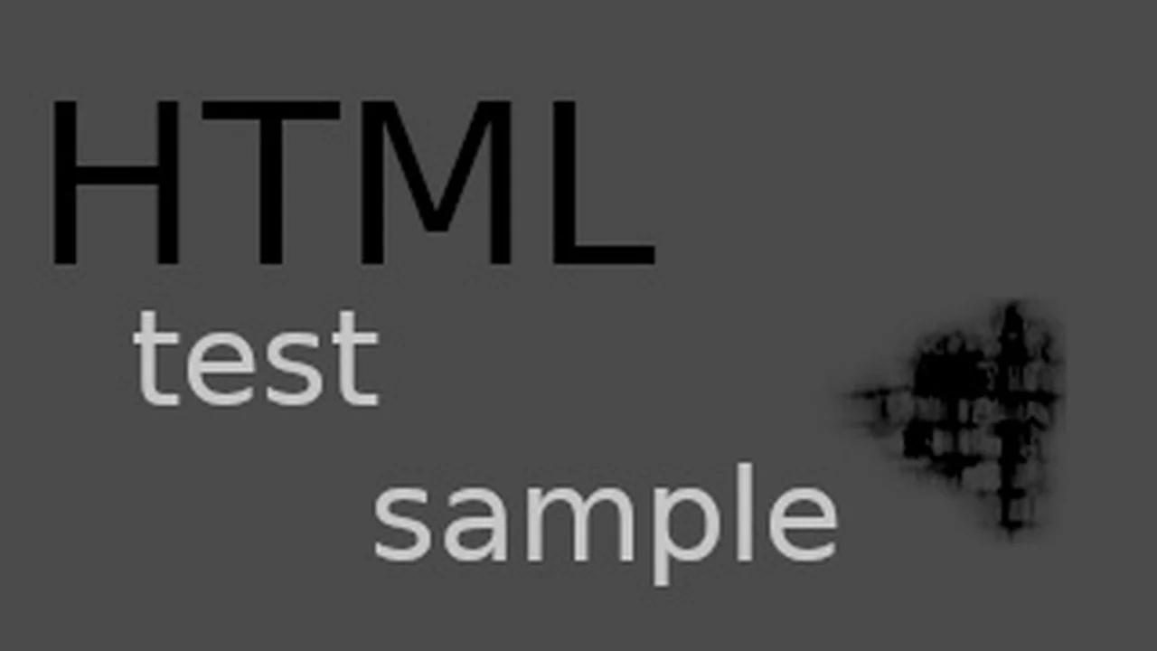 html - test 4