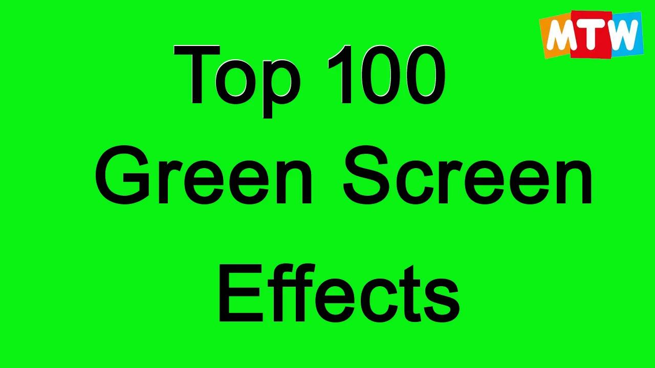 FREE Green Screen Effects