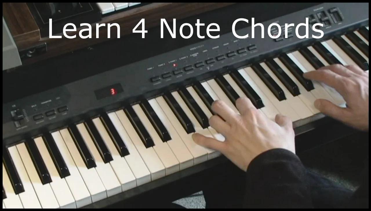 4 chords piano tutorial