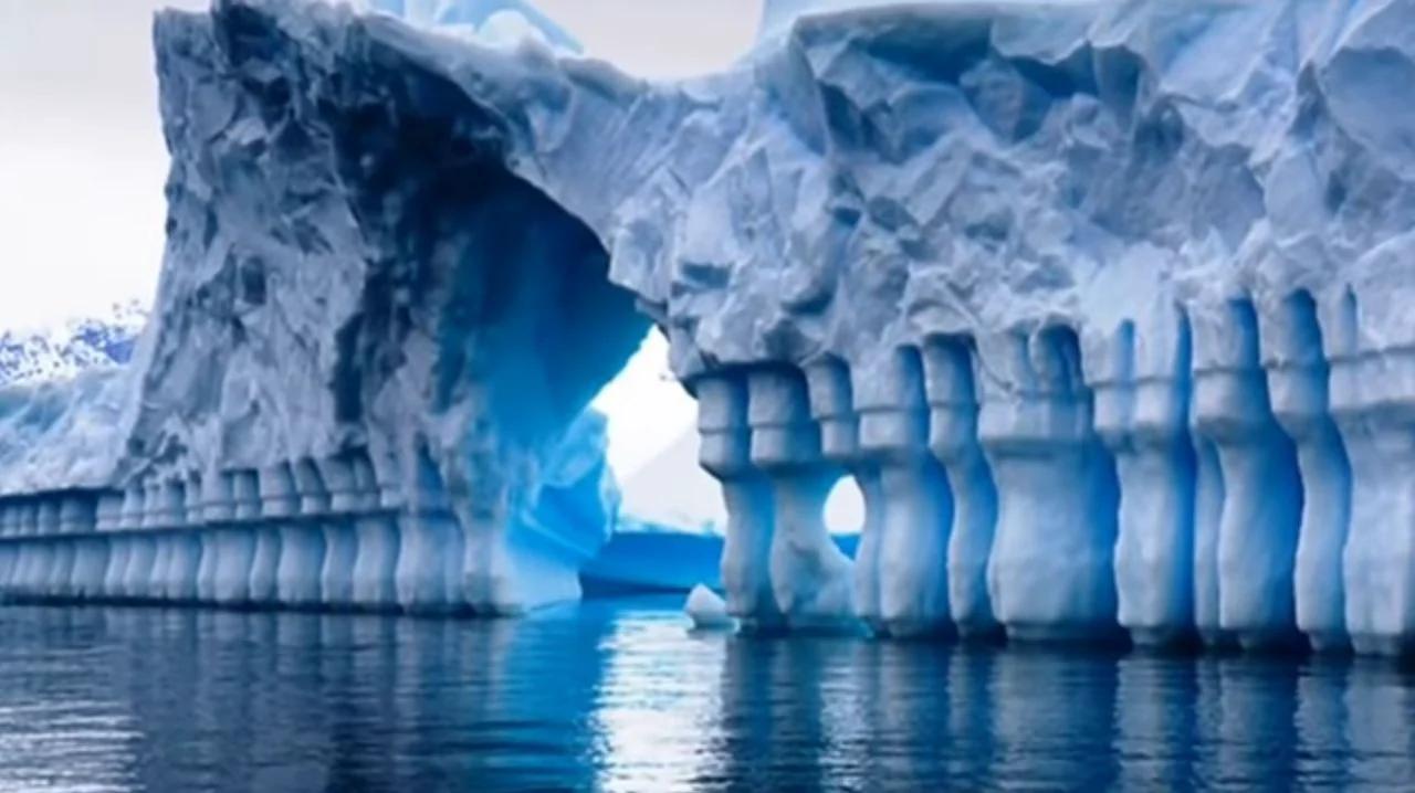 Círculo polar ártico TIERRA PLANA el cinturón de hielo PRUEBA DEL SOL ...