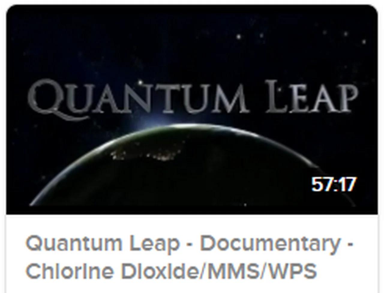 MMS / Chlorine dioxide *Quantum Leap* documentary (Mark Grenon interview)