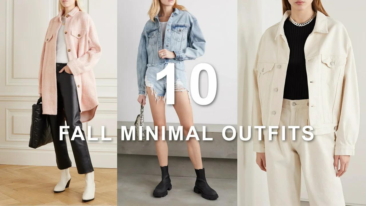 10 Fall/Winter Minimal Outfit Ideas & Trends For 2020 | Fall/Winter ...