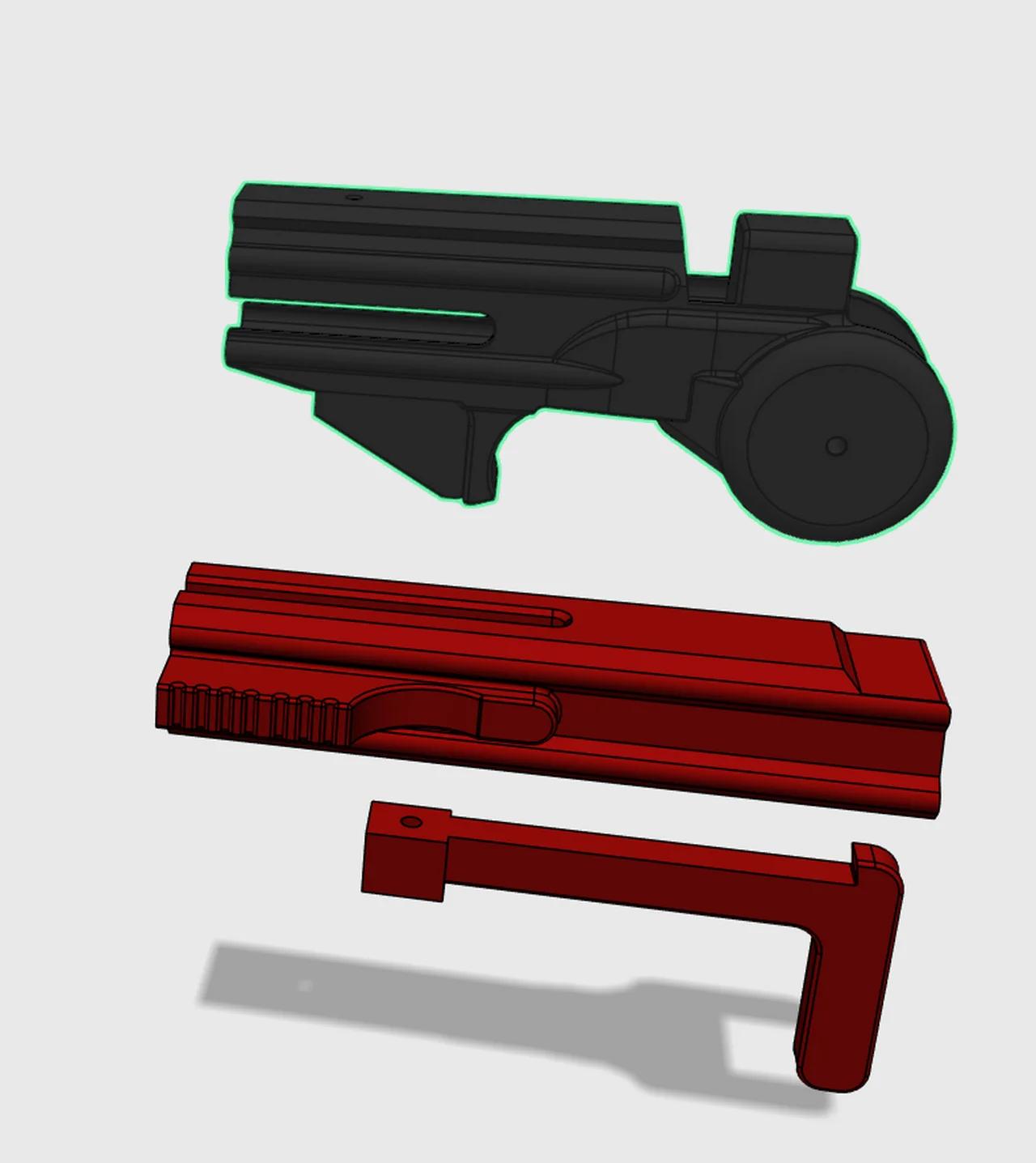 Updated frame striker and trigger for the legacy g22v2 and g22xl