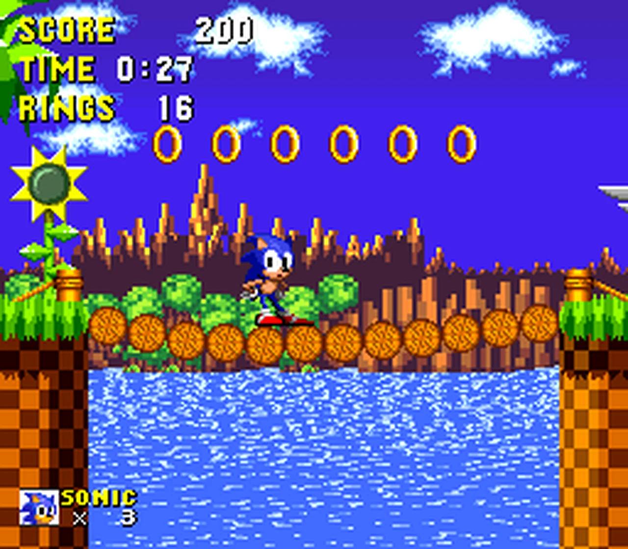 Sonic on SNES