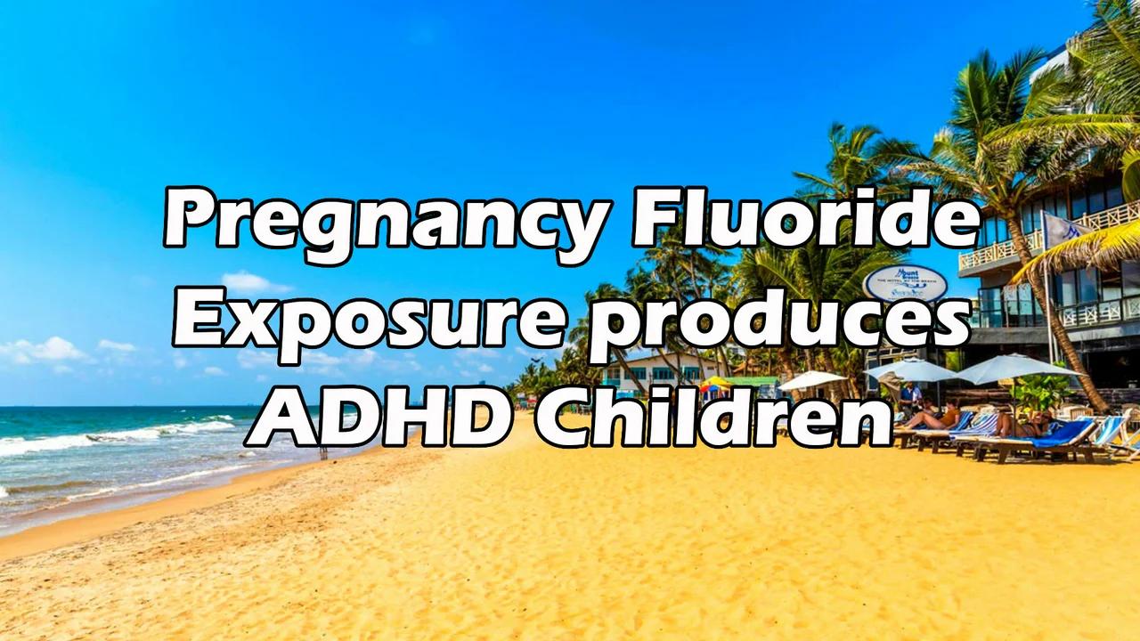 Pregnancy Fluoride Exposure produces ADHD Children