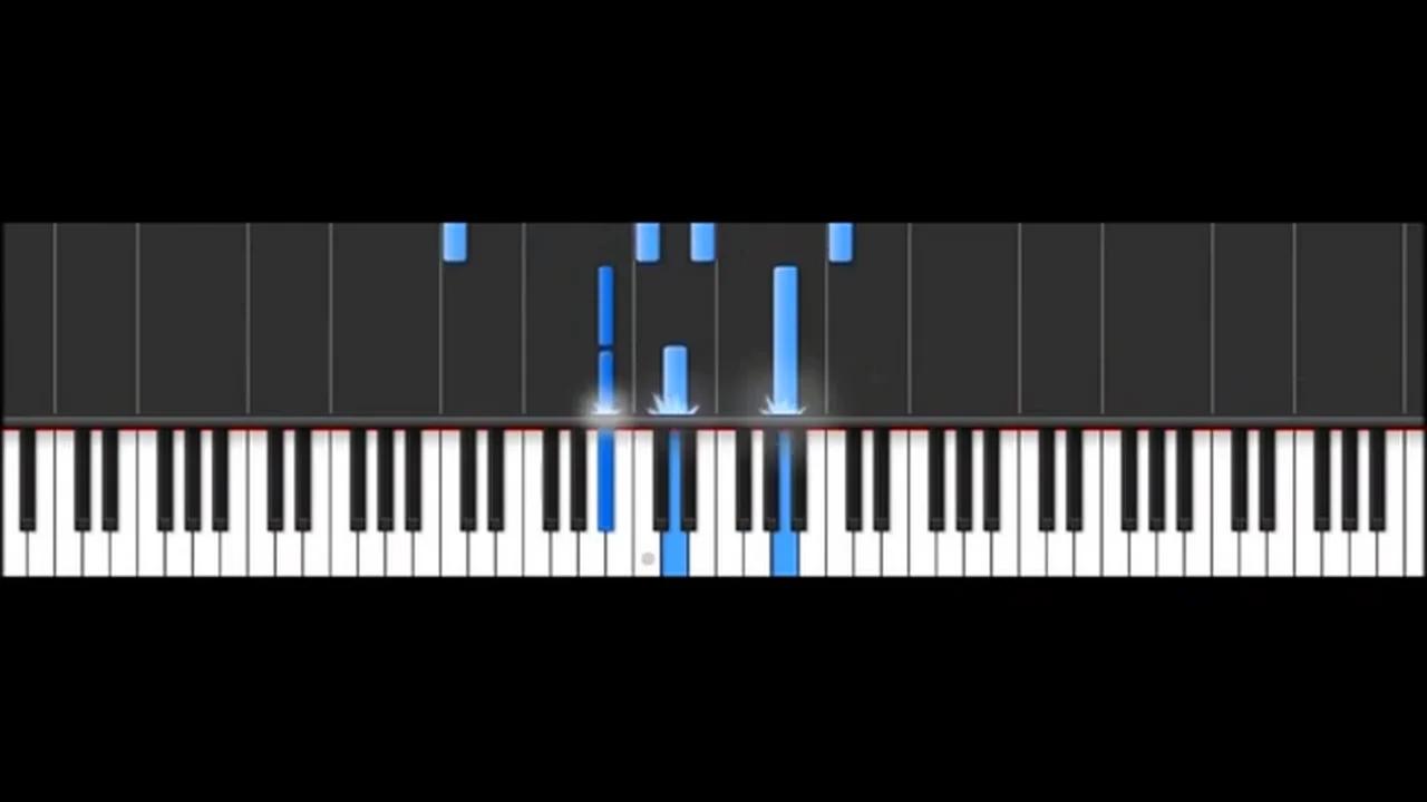 Naruto Shippuden - Samidare Piano Tutorial Synthesia