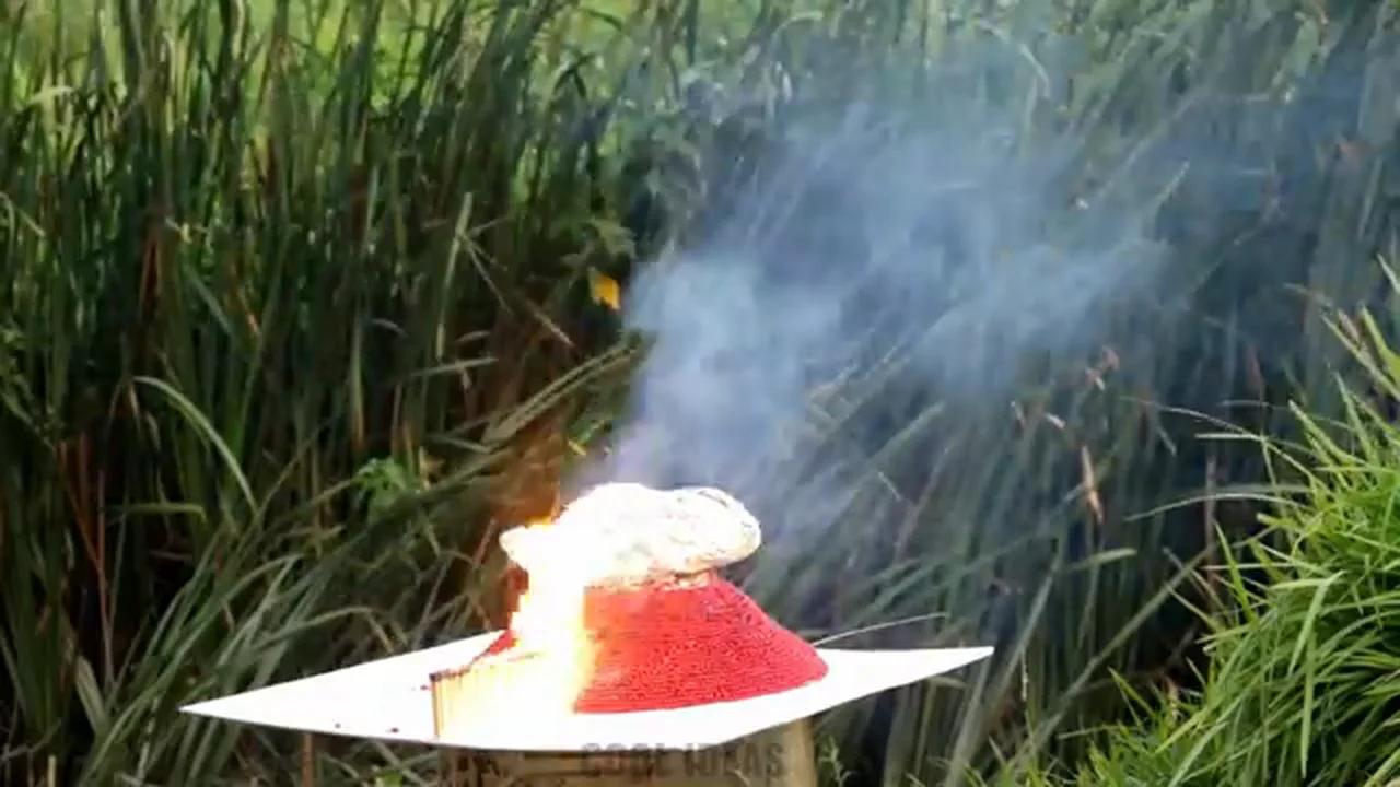 Experiment safety matches volcano vs catfish