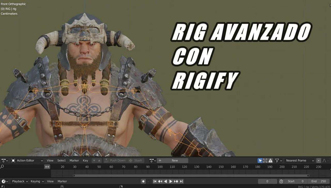 Rigging Avanzado con Rigify 2022 p17
