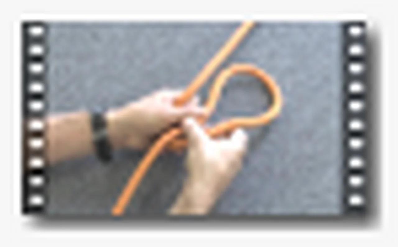 How to tie an Inline Figure of Eight knot