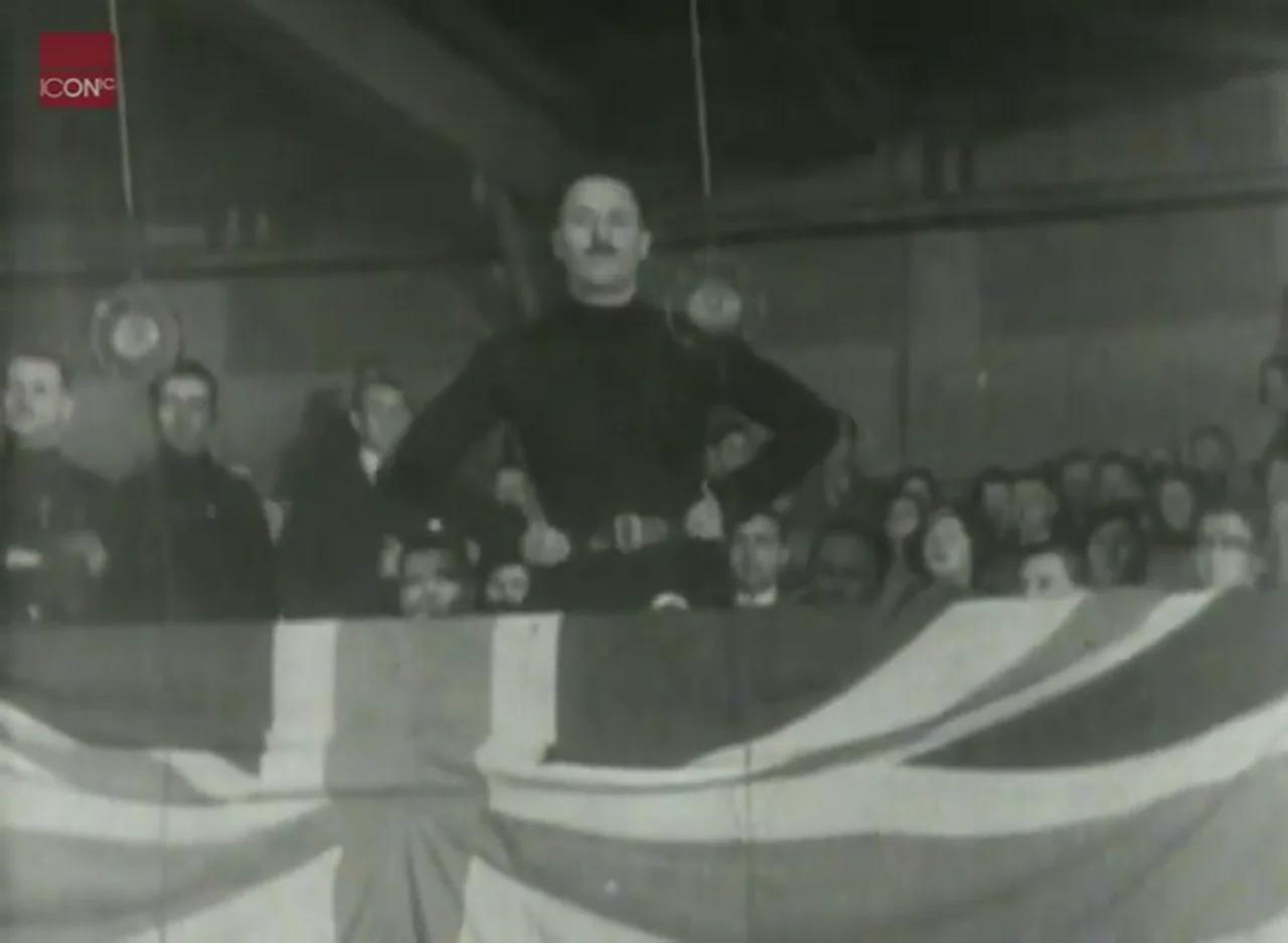 Oswald Mosley - Manchester BlackShirt rally