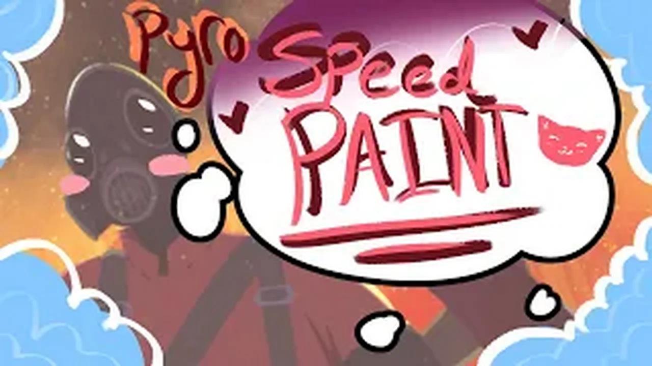 Pyro TF2 FANART SPEEDPAINT - Scribblemeeps