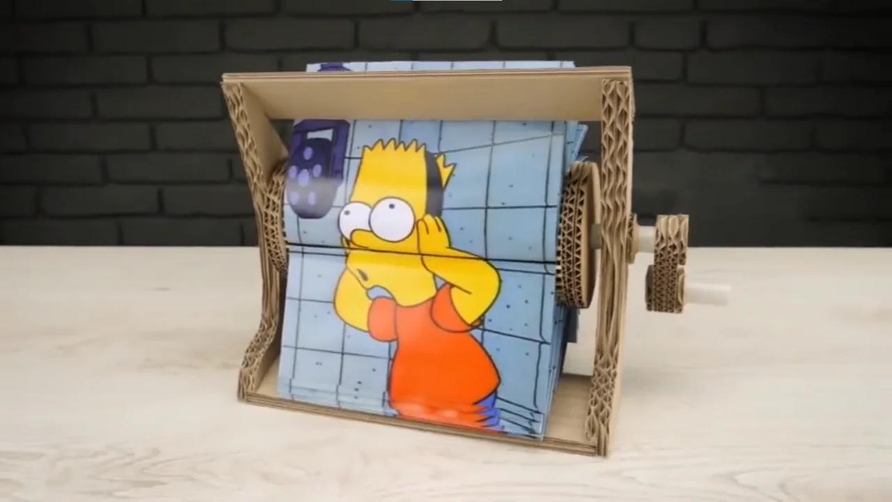 Teaching you - How to hand made an animation book from cardboard-little ...