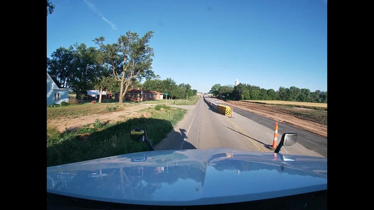 Driving through Carmen, Oklahoma.