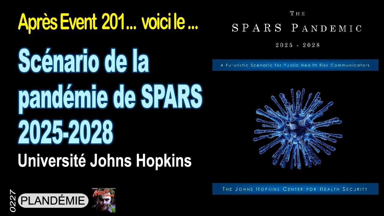 Scénario de la pandémie de SPARS 20252028 Université Johns Hopkins