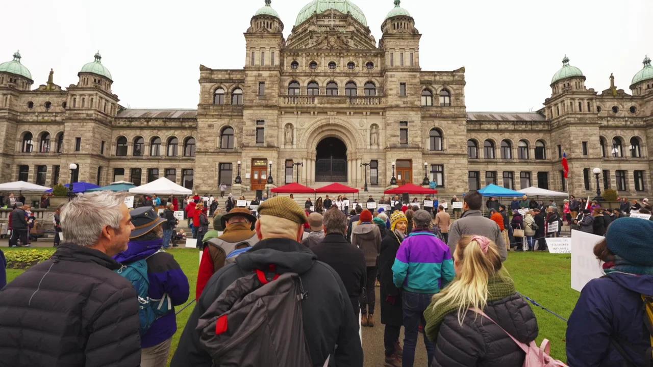 Victoria BC Convoy for Freedom Trailer