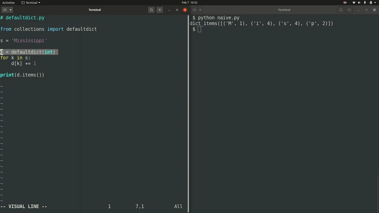 Default Dictionaries | Python Tips