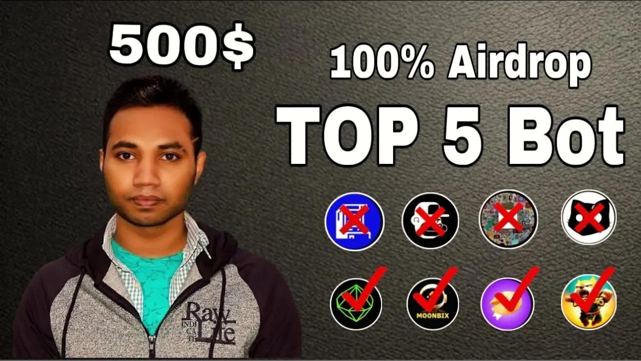 top 10 telegram airdrop bot