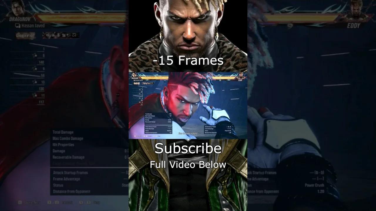 Tekken 8 Eddy Launch Punishable Moves Tekken8 Punishable