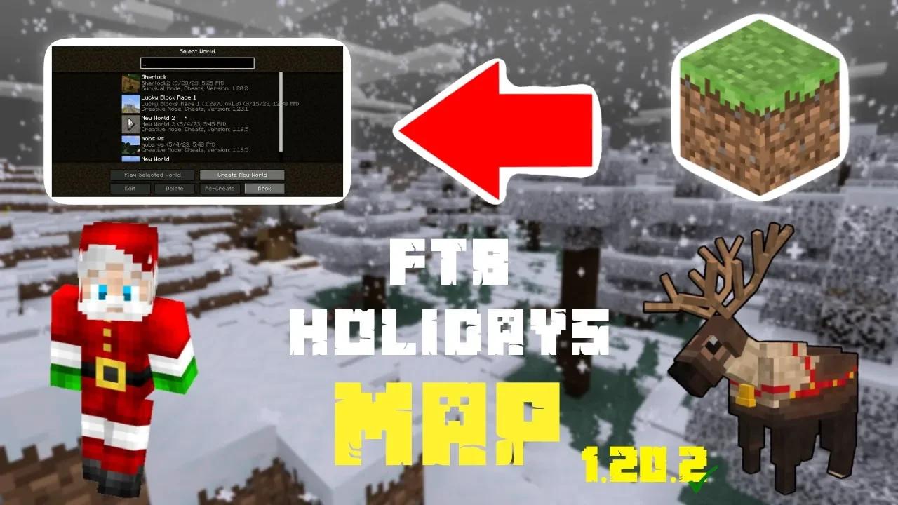 How To Download & Install FTB Holidays Map for Minecraft 1.20.4