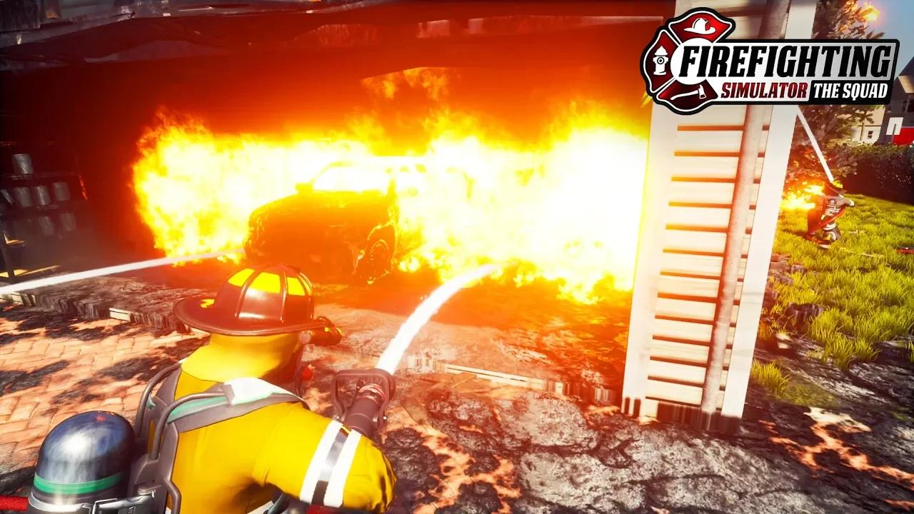 Fighting Massive House Fires! | Firefighting Simulator - The Squad