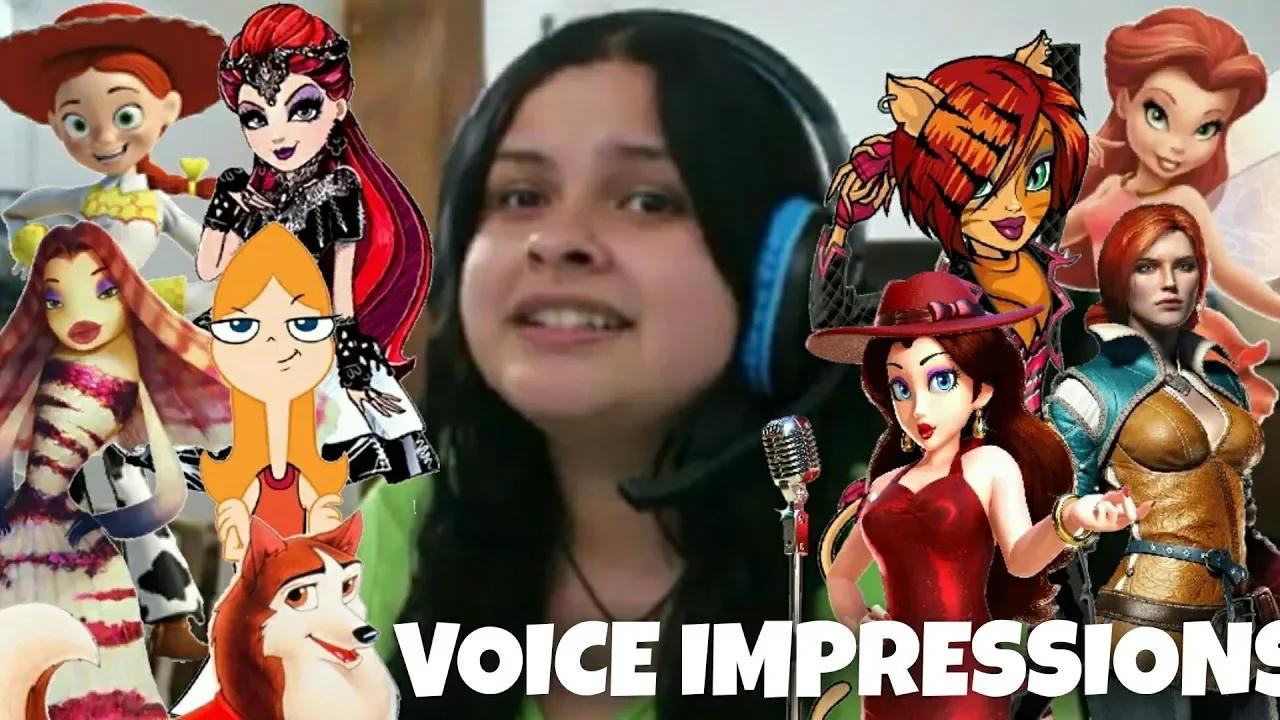 COLOR RED (VOICE OVER IMPRESSIONS) [CARTOON, ANIME & VIDEO GAME CHARACTERS]