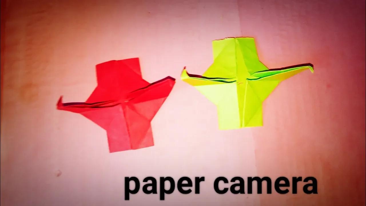 How To Make A Paper Camera | DIY Paper Camera | Easy DIY | Mini Paper ...