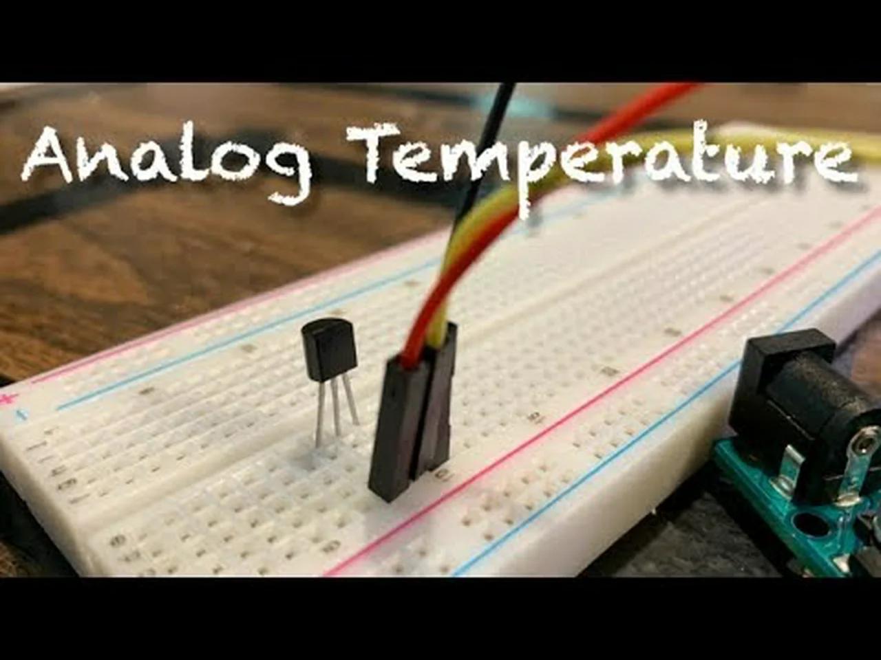 Analog Temperature Sensor with Arduino