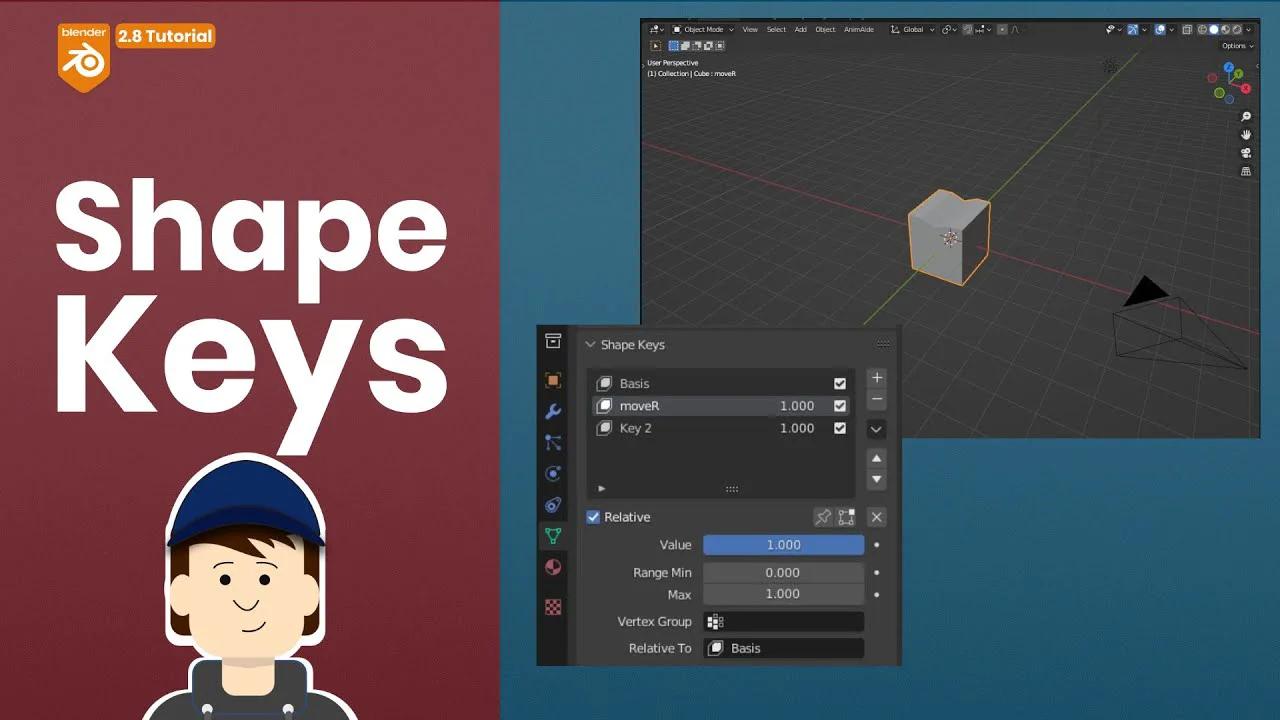 How to use shape keys in Blender [2.83]