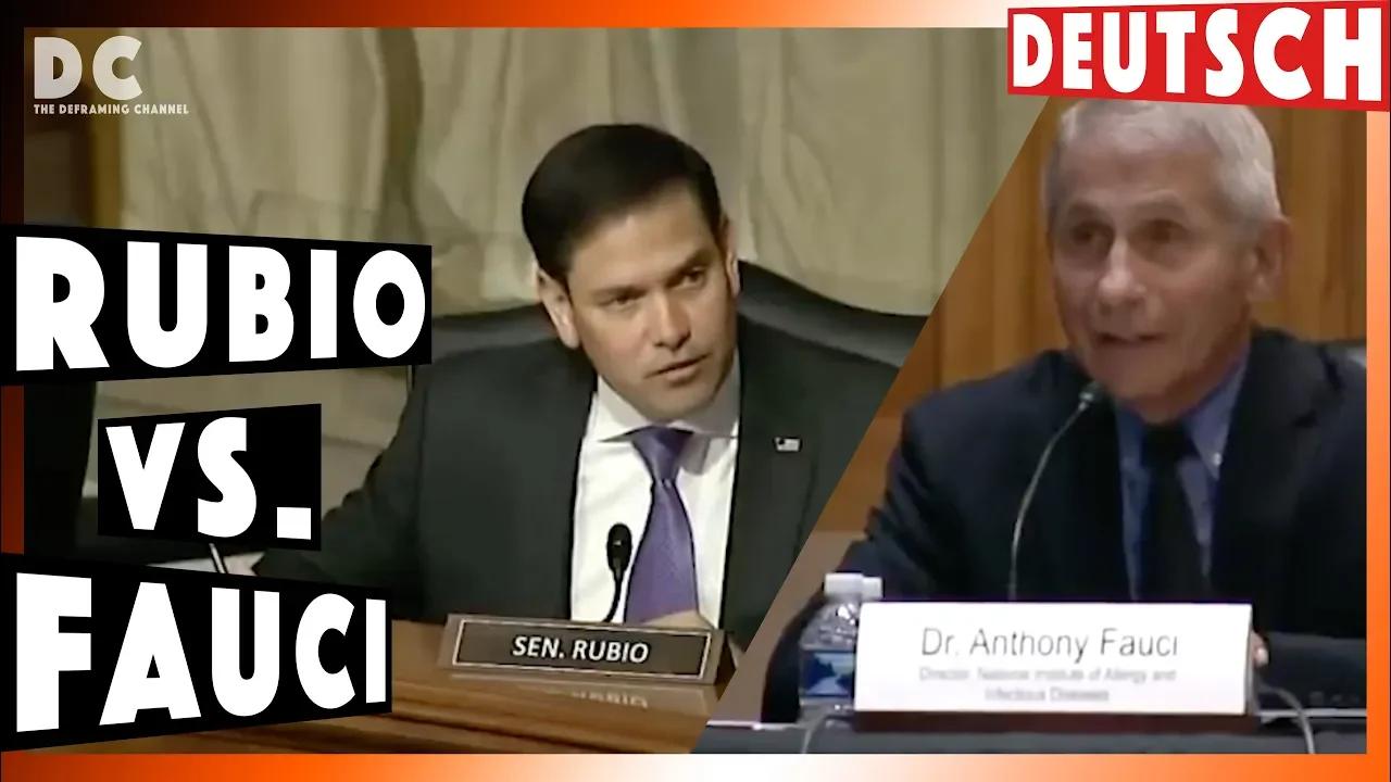 ⁣Sen. Rubio VS. Dr. Fauci // Senator aus Florida VS. 