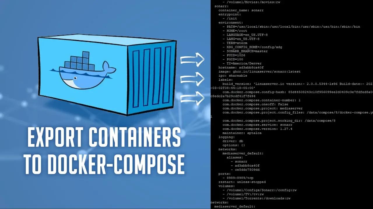 export-docker-container-settings-as-docker-compose-stack