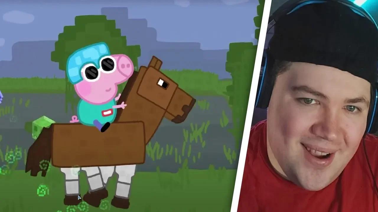 Speedrunner George vs Minecraft Animation | REAKTION