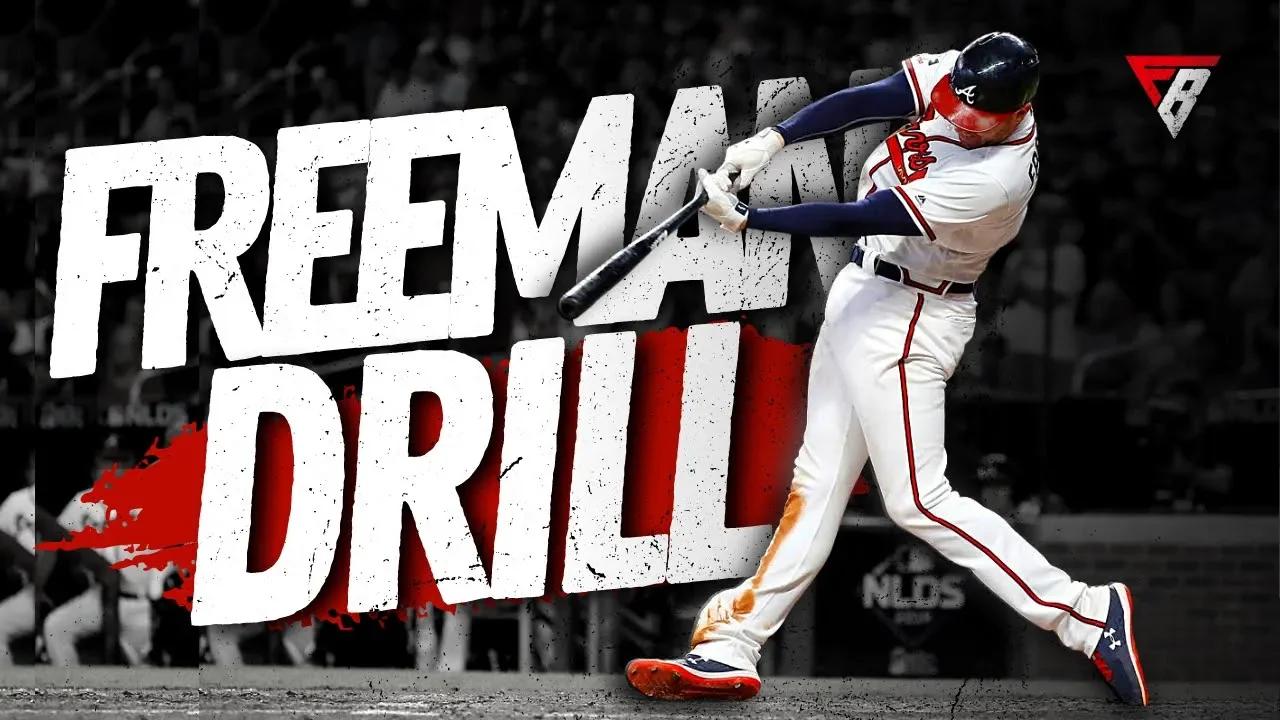 Freddie Freeman Hitting Drill | Baseball Hitting Drills & Tips | MLB Hitter Routines