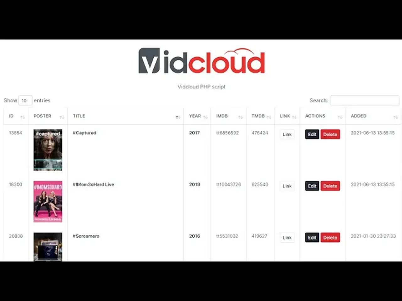 Vidcloud Streaming API