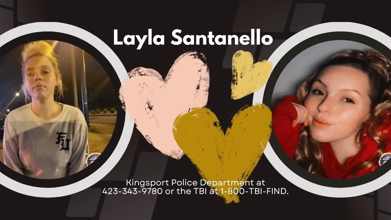 Layla Santenello #endangered #missing #tennessee
